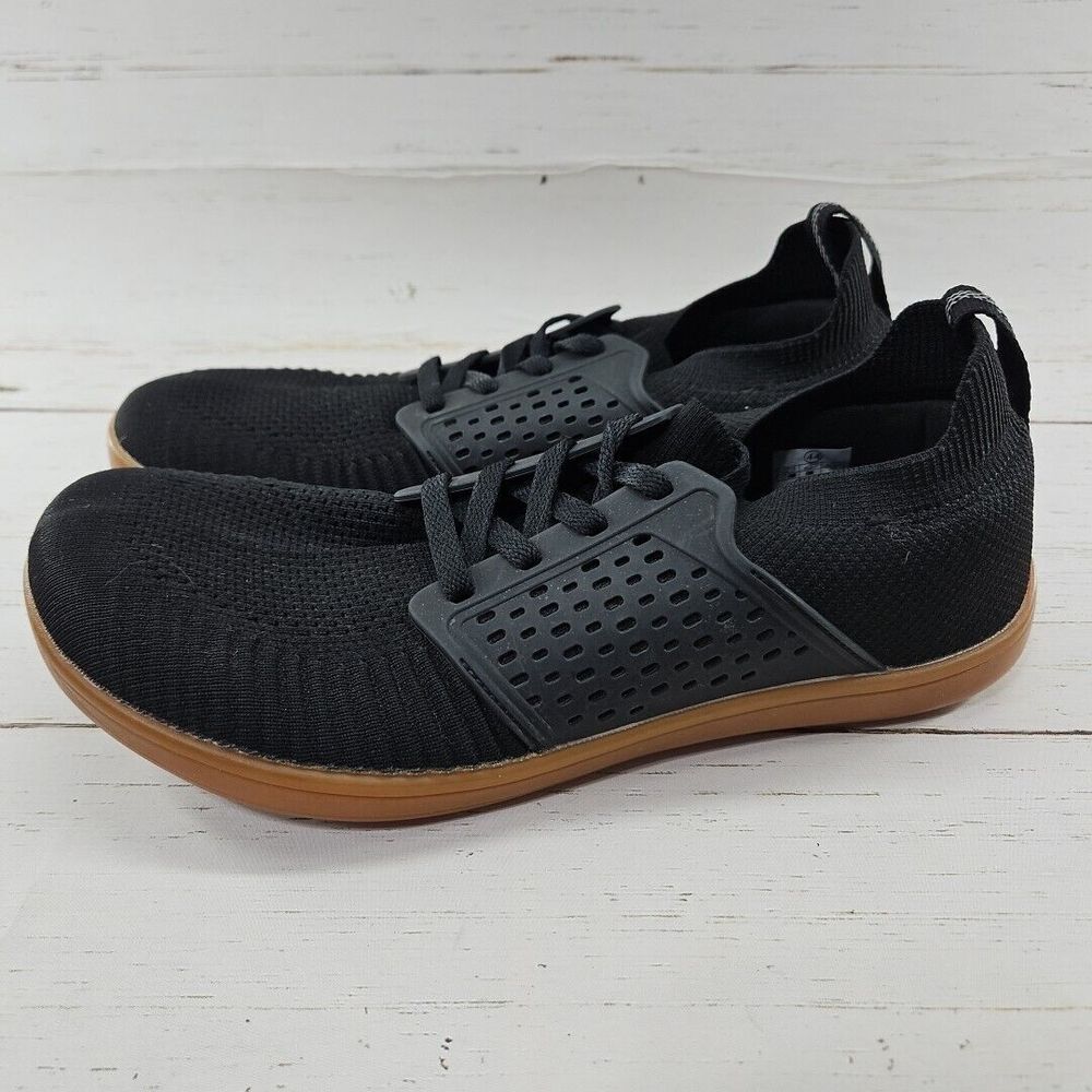 Whitin MensTrail Runner Barefoot Minimalist‎ Shoe Black EU 44 US 11 Wide